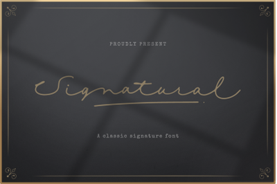 Signatural || Classic Signature font