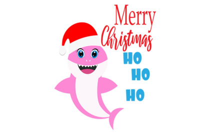 Christmas Shark SVG, Cut Files, Merry Christmas Svg, shark Svg, girl S