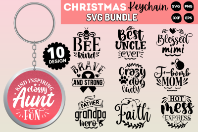 Keychain SVG Bundle