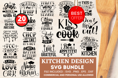 Kitchen SVG Bundle