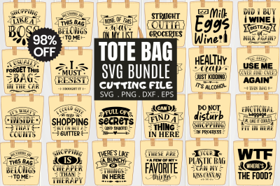 Tote Bag SVG Bundle