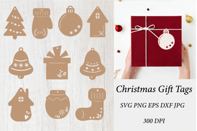 Christmas Gift Tags SVG. Christmas Tags SVG. Cut Files SVG