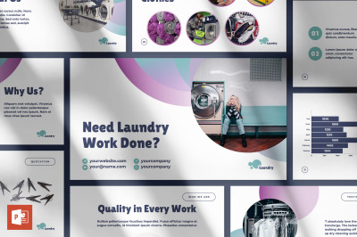 Laundry PowerPoint Presentation Template