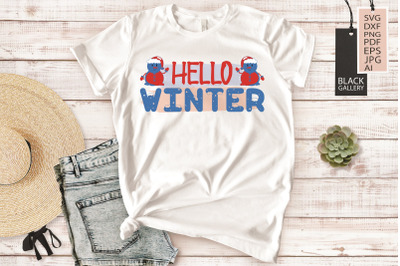 Hello Winter | Snowman Sublimation