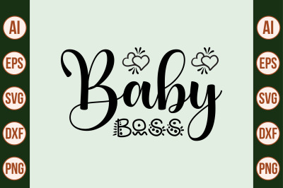 Baby Boss svg