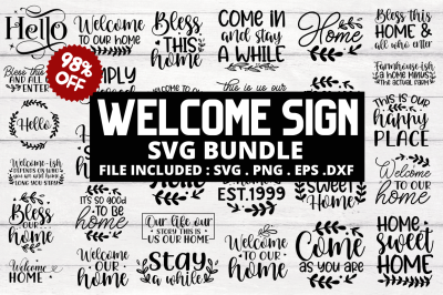 Welcome Sign Bundle