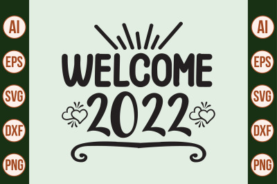 Welcome 2022 SVG