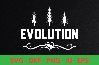 evolution svg cut file