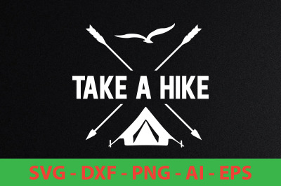 take a hike SVG CUT FILE