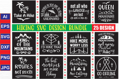 Hiking Quotes SVG Bundle