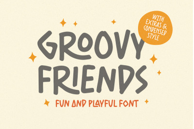 Groovy Friends - Playful Font
