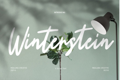 Winterstein Script Brush Font