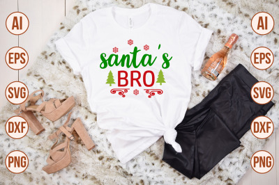 Santas Bro svg