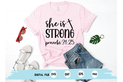 she is strong proverbs 31&3A;25