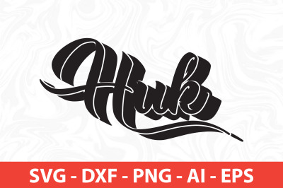 huk svg cut file