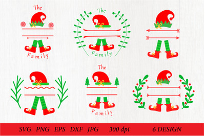 Elf Monogram SVG. Monogram Christmas. Elf SVG. Monogram SVG