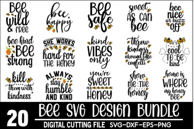 Bee SVG Bundle,Honeybee SVG, queen bee svg, Bee SVG, EPS, PNG, DXF cut