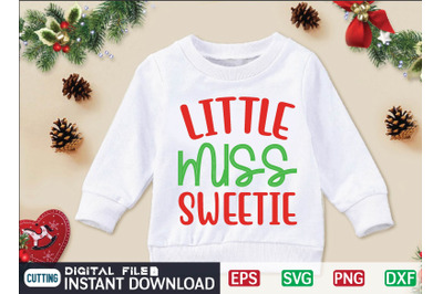 LITTLE MISS SWEETIE svg crafts