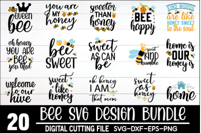 Bee SVG, Bee SVG Bundle,Honeybee SVG, queen bee svg,Silhouette Cut Fil