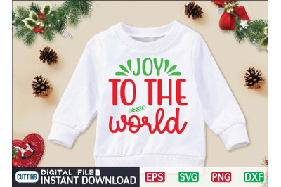 joy TO THE world svg design