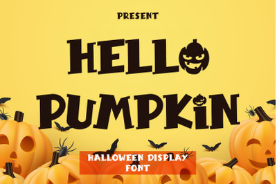 Hello Pumpkin - Halloween Display