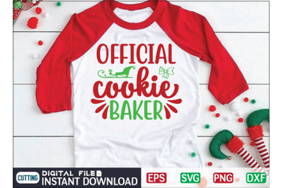 OFFICIAL cookie BAKER svg design