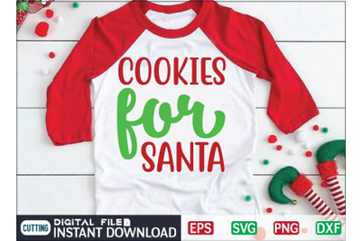 COOKIES for SANTA svg design