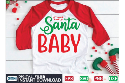 Santa BABY svg design