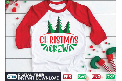 CHRISTMAS CREW svg design