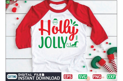 Holly JOLLY svg design