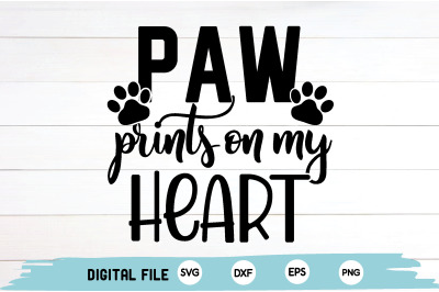 paw prints on my heart