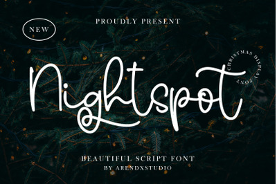 Nightspot - Beautiful Scipt Font