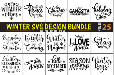 Winter SVG Bundle