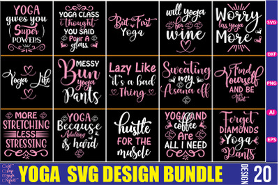 Yoga SVG Bundle