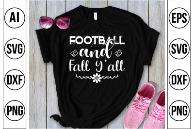 Football and Fall Yall SVG