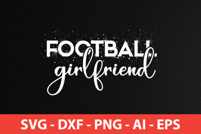 Football Girlfriend SVG