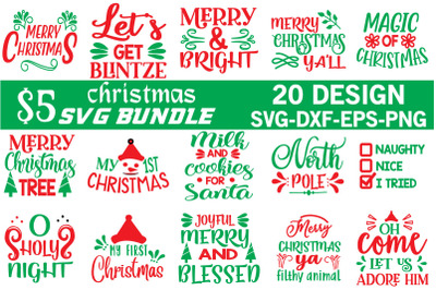 Christmas svg bundle