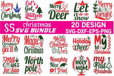 Christmas svg bundle