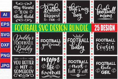 Football SVG Bundle File