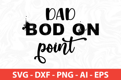 dad bod on point SVG