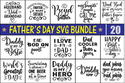 Father&#039;s Day SVG Bundle