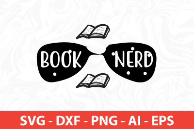 Book Nerd SVG