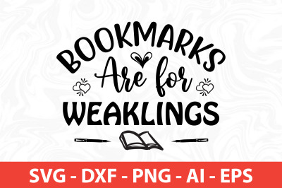 Bookmarks Are for Weaklings SVG