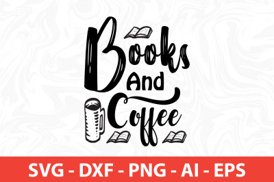 Books And Coffee svg