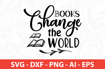 Books Change the World SVG