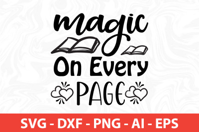 Magic on Every Page SVG
