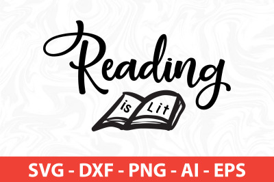 Reading is Lit SVG