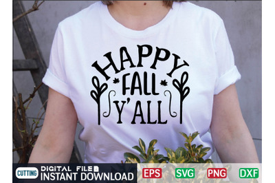 HAPPY FALL YALL svg design