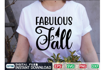 FABULOUS Fall svg design