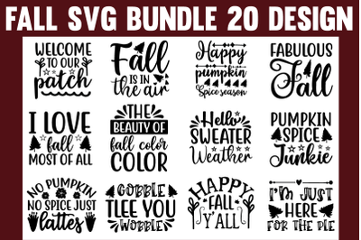 Fall svg bundle